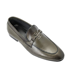 Dark Green Leather Shoe