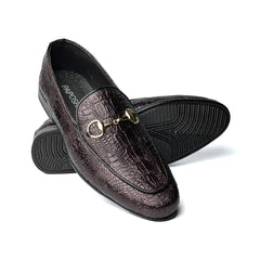Brown Alligator Shoe