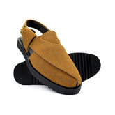 Mocha Suede Peshawari Chappal