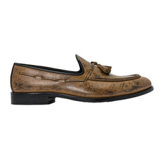 Brown Leather Tassel Shoe