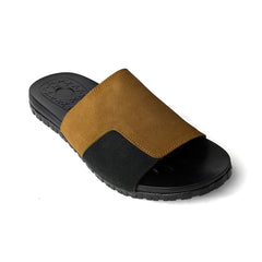 Black and Brown suede Slipper