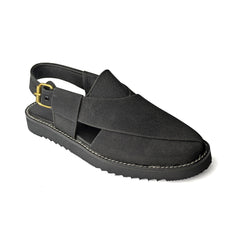 Black Moonrise Peshawari Chappal