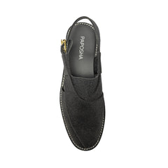 Black Moonrise Peshawari Chappal