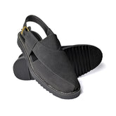 Black Moonrise Peshawari Chappal