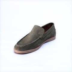 Greenish Loro Piana Pure Leather Shoes