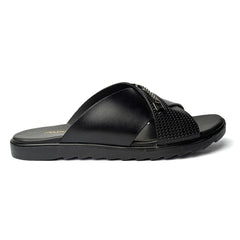 Black Cross Slipper