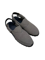 Grey Suede Grip Sole Sandals