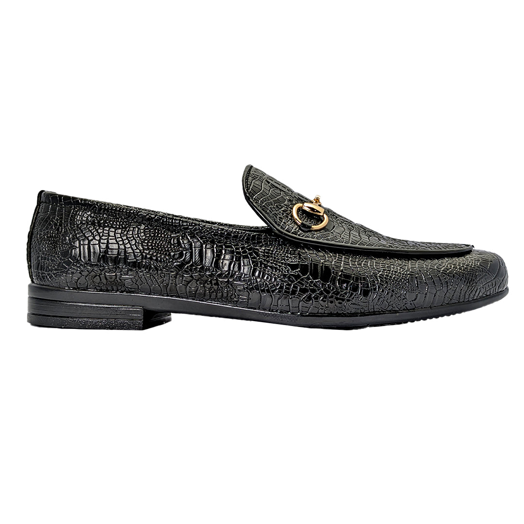 Black Alligator Shoe