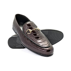 Synthetic Leather Brown Shoe