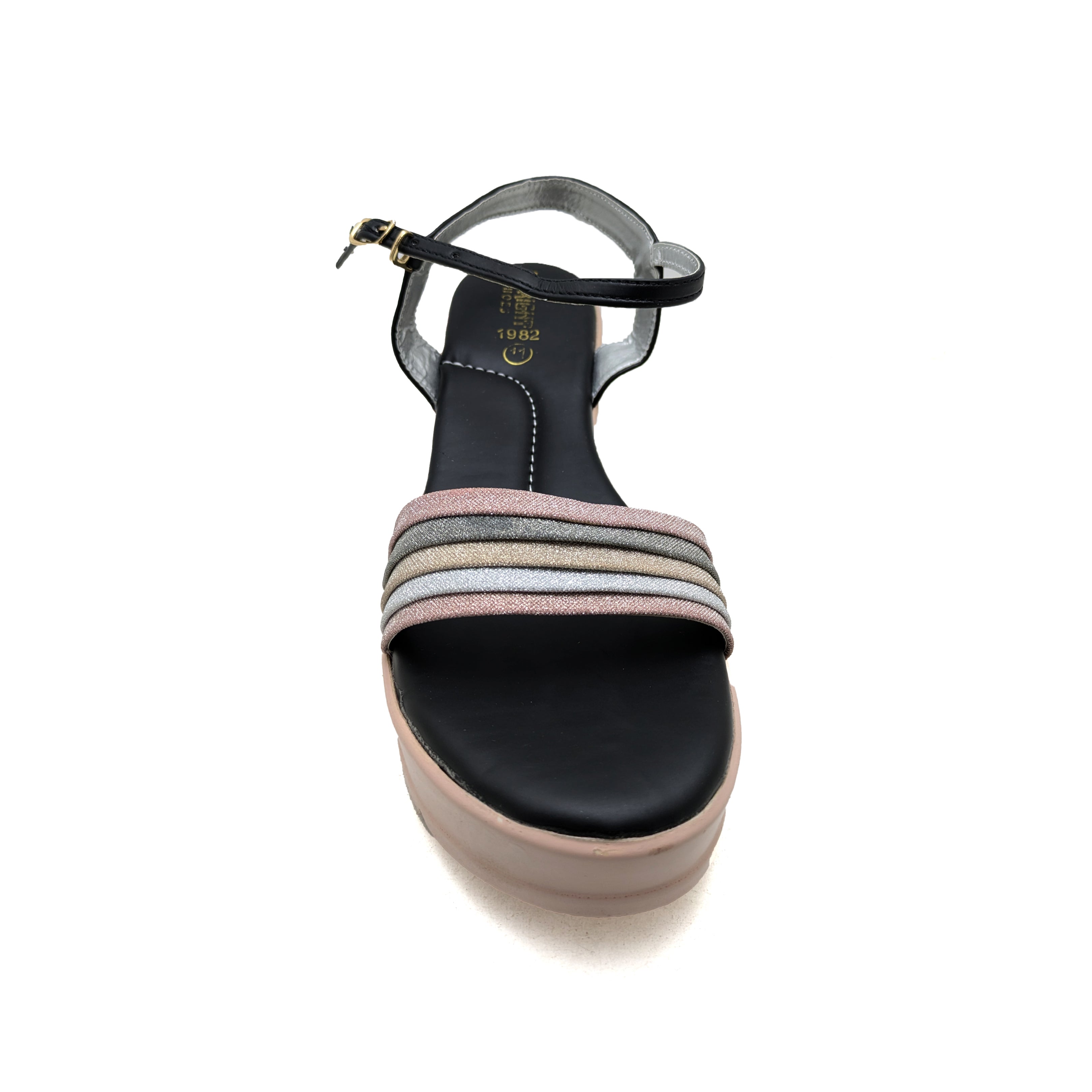 Black Pu Sandal