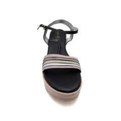 Black Pu Sandal