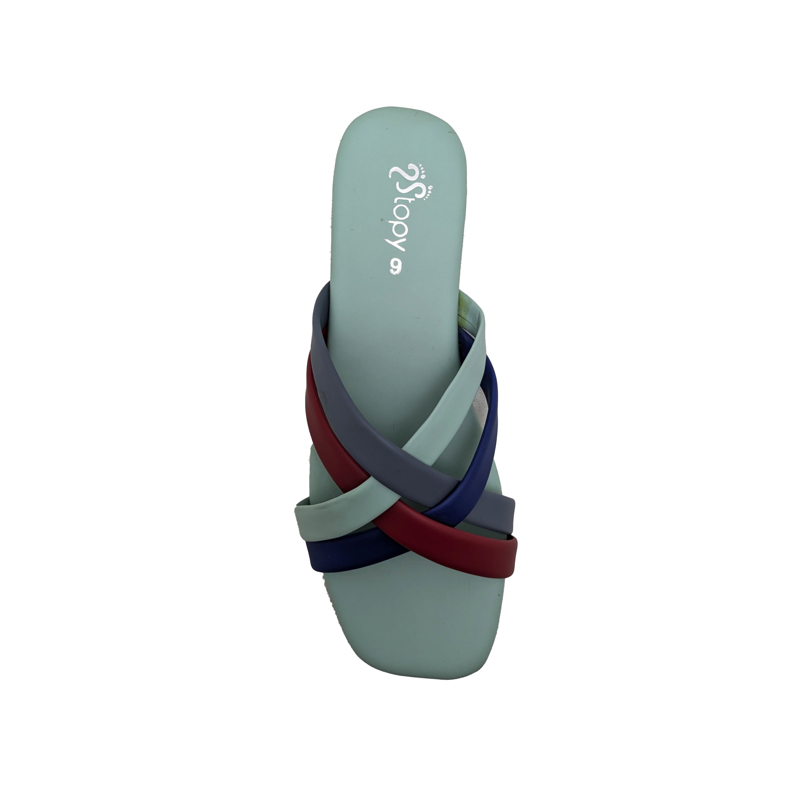 Multicolor  Strappy Flats