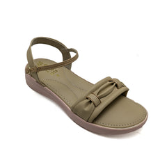 Cream Double Strap Sandals