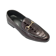 Synthetic Leather Brown Shoe