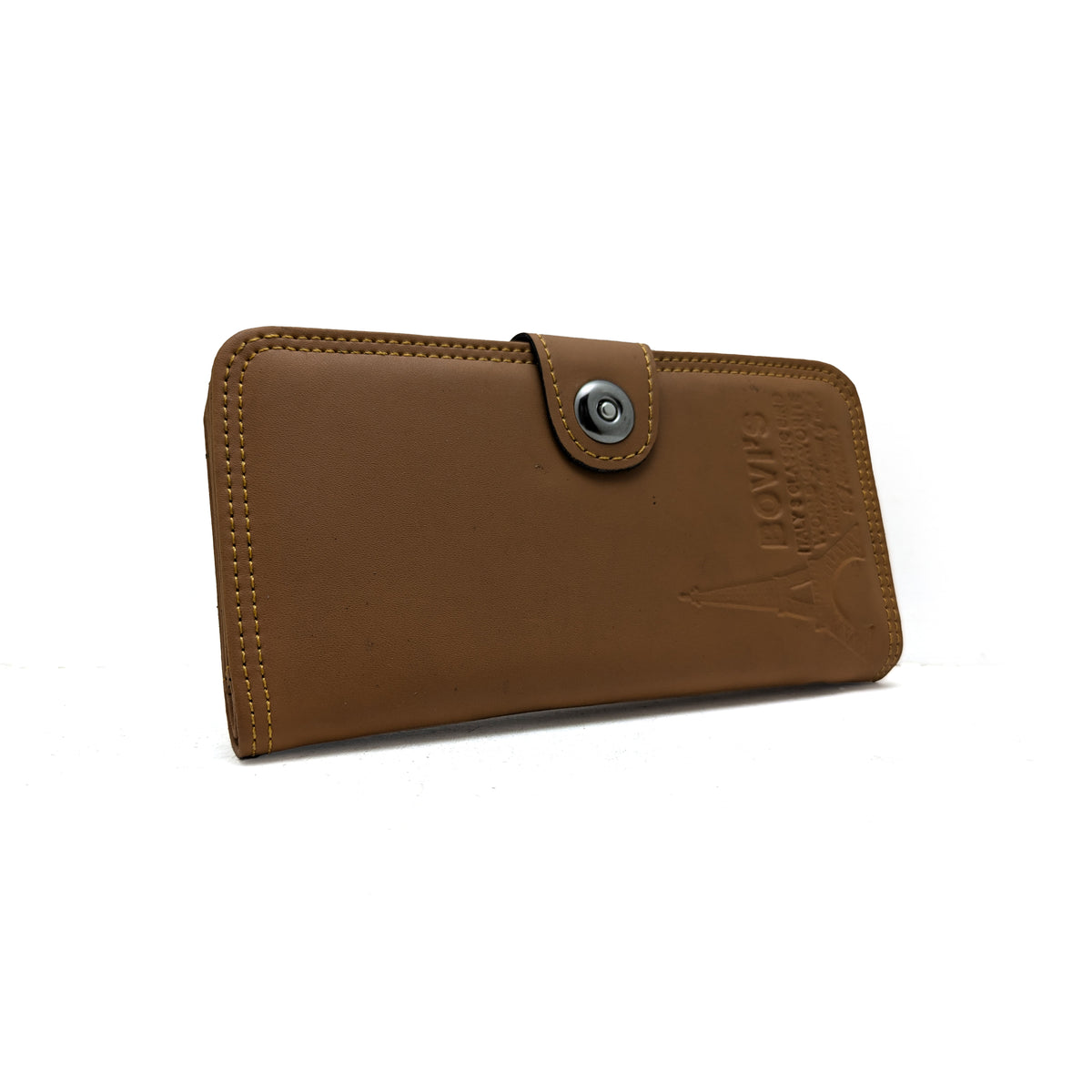 Men Brown Long Wallet