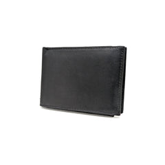 Men Plain Black Regular Wallet