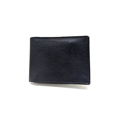 Men Black Mild Leather Regular Wallet