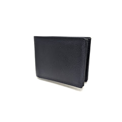 Men Black Mild Leather Regular Wallet