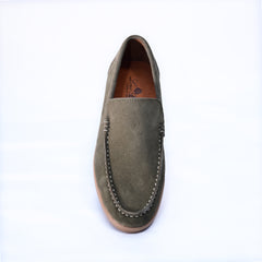 Greenish Loro Piana Pure Leather Shoes