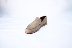 Loro Piana Classic Cream Leather Shoes