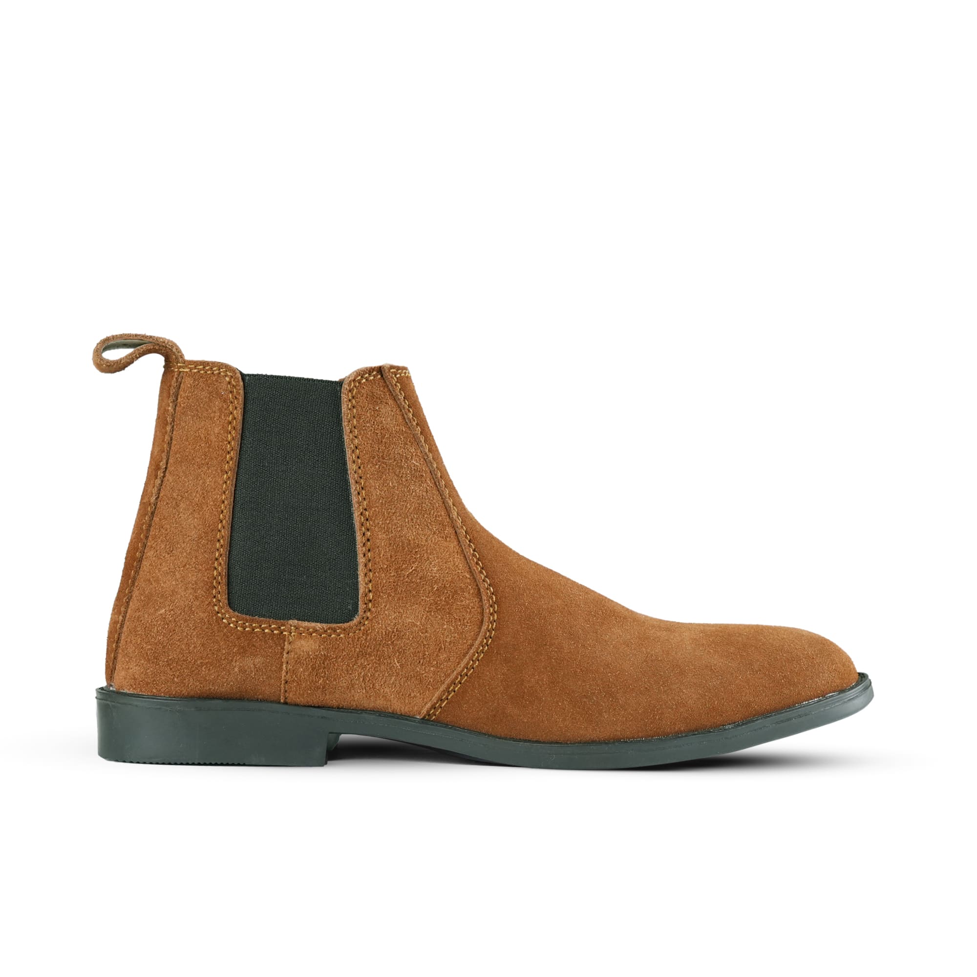 Premium Brown Suede Chelsea Boots