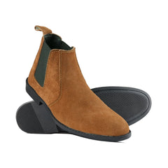 Premium Brown Suede Chelsea Boots